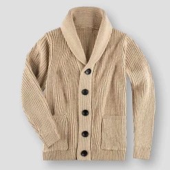 LASPERAL FashionDay Store Saint Morris Vintage Knitted Cardigan Men's Apparels