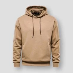 AIOPESON Official Store Sky Madrid Fleece Pocket Hoodie