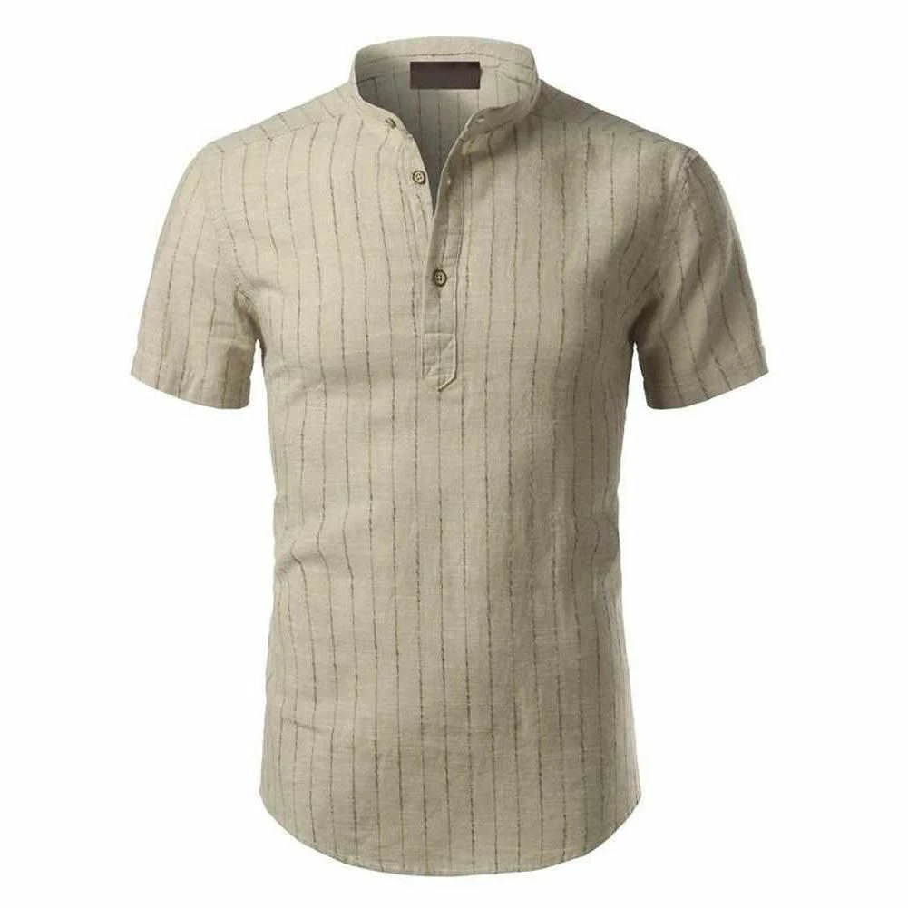 Mens Wardrobe Store Men's Apparels Sky Madrid Linen Striped Short Sleeve Shirt 4 Mens Wardrobe Store Men's Apparels Sky Madrid Linen Striped Short Sleeve Shirt