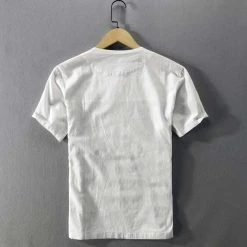 Schinteon Official Store North Royal Isleta Linen Shirt Men's Apparels