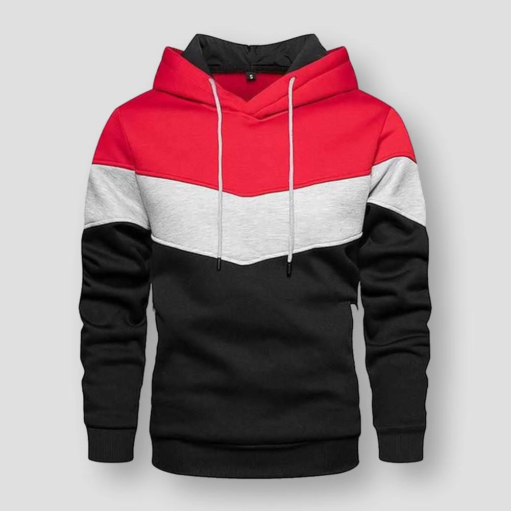 MANTORS Store Men's Apparels North Royal Striped Hooded Sweatshirt 7 MANTORS Store Men's Apparels North Royal Striped Hooded Sweatshirt