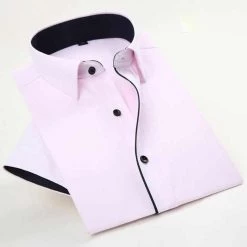 MACROSEA Men's Clothes Store Saint Morris Short Sleeve Button-Up Shirt