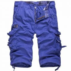 Evjsuse Store Men's Apparels North Royal Course Cargo Shorts