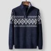 Fashion Flash North Royal Chesterfield Knitted Pullover