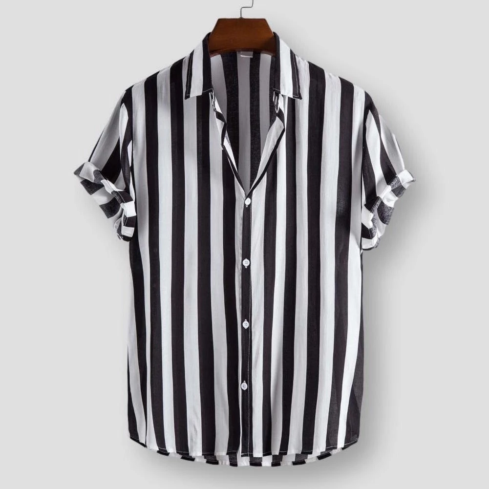 Easier For Life Store Sky Madrid Fortaleza Striped Shirt Men's Apparels 6 Easier For Life Store Sky Madrid Fortaleza Striped Shirt Men's Apparels