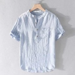 Cotton Linen Store North Royal Bahama Linen Shirt Men's Apparels