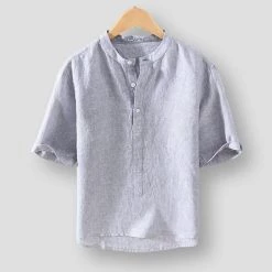 M Cotton Linen Store Saint Morris Destin Linen Shirt