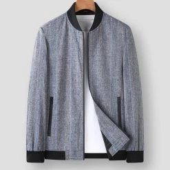 Brother Jans Official Store Men's Apparels Saint Morris Striped Pilot Jacket