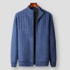 Fashion Flash Sky Madrid Knitted Zip-Up Cardigan Men's Apparels