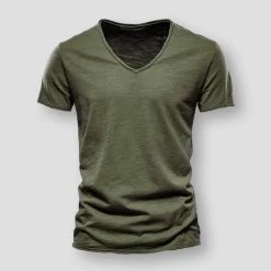 NEGIZBER Trend Store North Royal Casual V-Neck T-Shirt Men's Apparels 14 NEGIZBER Trend Store North Royal Casual V-Neck T-Shirt Men's Apparels