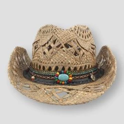 @MH Hat Sky Madrid Boho Straw Hat Men's Apparels