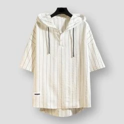 VolloS Store North Royal Cassis Striped Hoodie