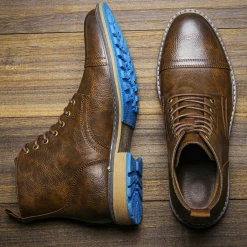 Luxurious-Shoes Store Men's Apparels Sky Madrid Leather Ankle Boots 7 Luxurious-Shoes Store Men's Apparels Sky Madrid Leather Ankle Boots