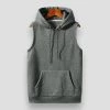 Moon Mogul North Royal Hooded Pocket Tank Top