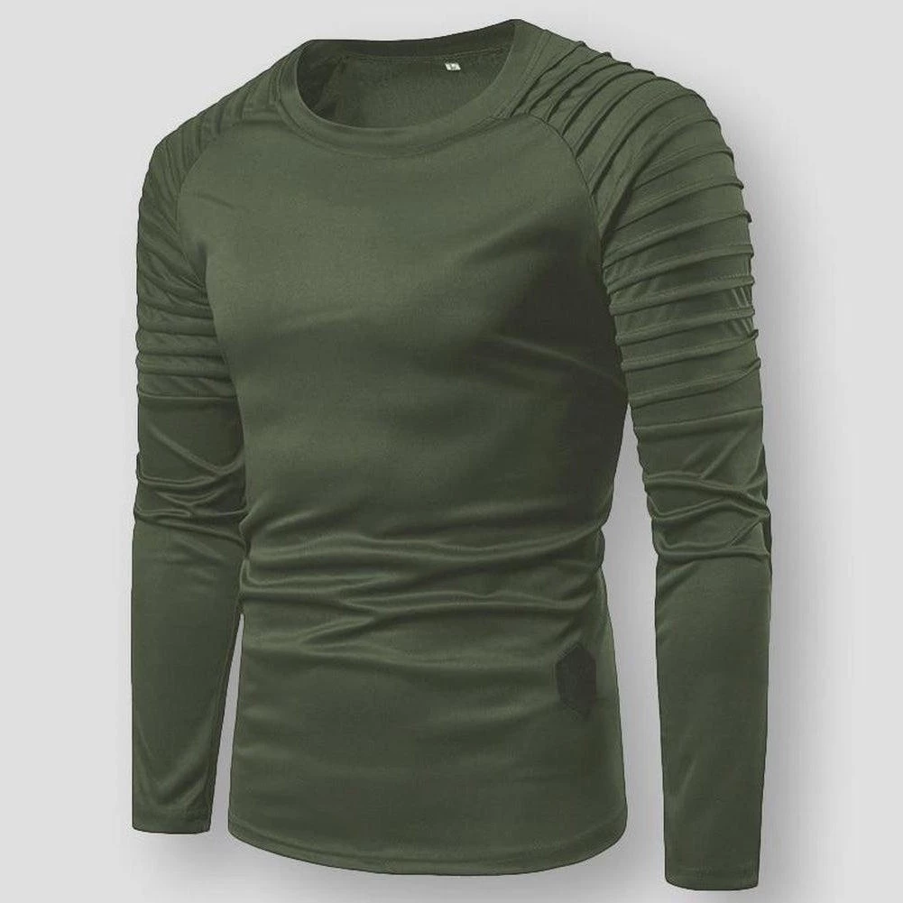 Mountainskin Official Store North Royal Bochum Pleated Shirt Men's Apparels 4 Mountainskin Official Store North Royal Bochum Pleated Shirt Men's Apparels