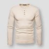 Mens Wardrobe Store Men's Apparels Saint Morris Basic Henley Shirt