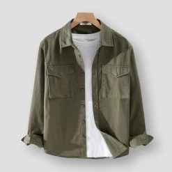 Cotton Linen Store Men's Apparels Sky Madrid Specchia Cotton Shirt