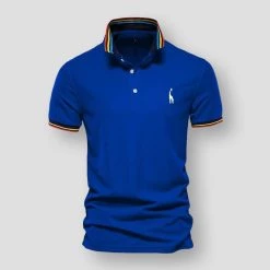 AIOPESON Official Store Men's Apparels Sky Madrid Sonderborg Polo Shirt