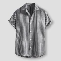 987 Crooked Store Men's Apparels Saint Morris Irving Striped Shirt