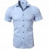 Mens Wardrobe Store Men's Apparels Sky Madrid Marseille Short Sleeve Shirt