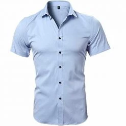 Mens Wardrobe Store Men's Apparels Sky Madrid Marseille Short Sleeve Shirt