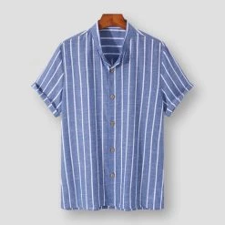 Micomico Store Men's Apparels Sky Madrid Vinales Striped Shirt