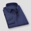 QISHA MEN SHIRT Store Saint Morris Executive Button-Up Striped Shirt Men's Apparels