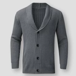 Shop911555224 Store Men's Apparels Sky Madrid Wool Knitted Cardigan