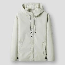 Shop911555224 Store Sky Madrid Hooded Windbreaker Jacket