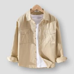 Cotton Linen Store Men's Apparels Sky Madrid Specchia Cotton Shirt