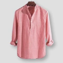 Amymary Store North Royal Antigua Striped Shirt Men's Apparels