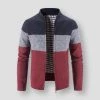 Mountainskin Official Store Sky Madrid Full Zip Striped Cardigan Men's Apparels