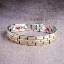 SIZZZ Official Store Men's Apparels Stainless Steel Magnetic Bracelet