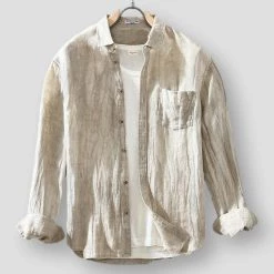 China Cloth Sky Madrid Sierra Linen Shirt