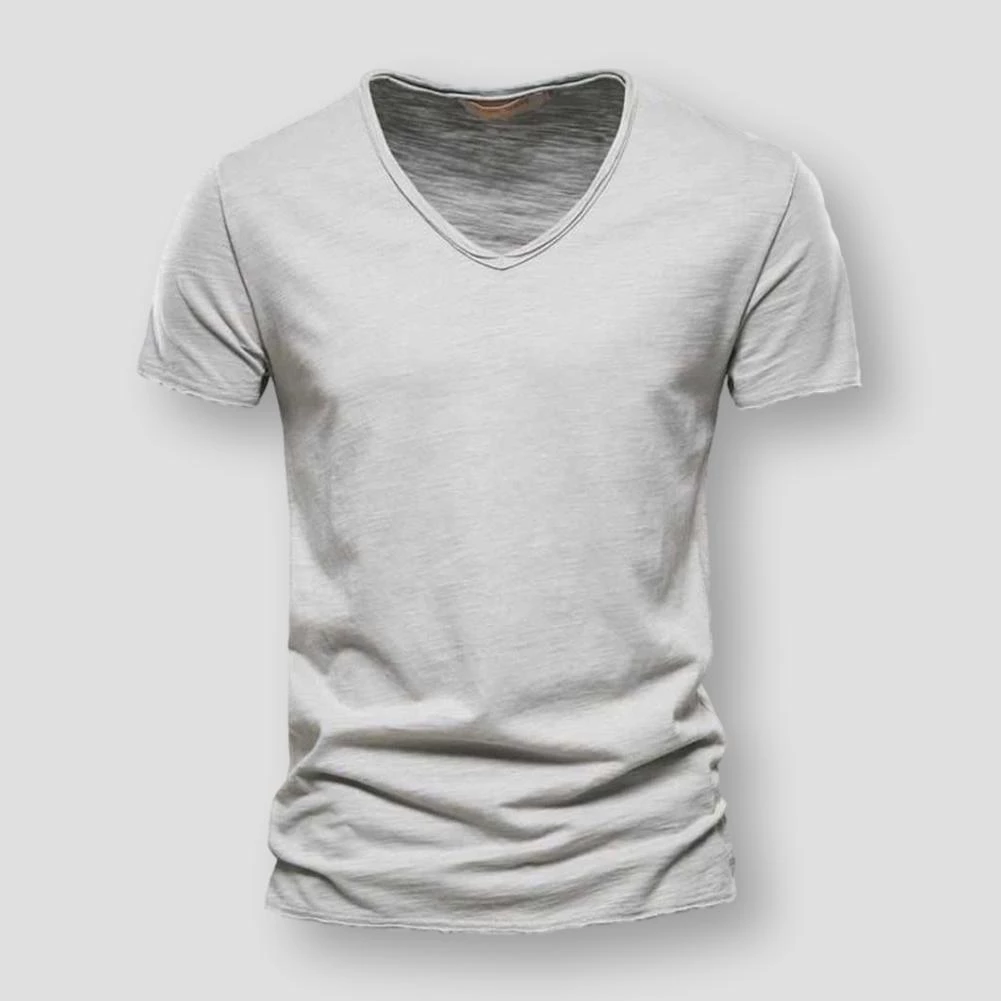 NEGIZBER Trend Store North Royal Casual V-Neck T-Shirt Men's Apparels 7 NEGIZBER Trend Store North Royal Casual V-Neck T-Shirt Men's Apparels