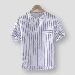 Moringcute Store North Royal Auckland Linen Shirt Men's Apparels