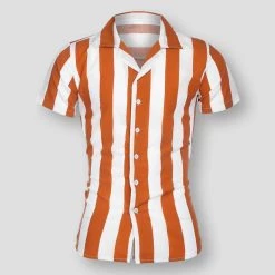 U-Nice Store Sky Madrid Gamprin Striped Shirt