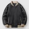 MEN SLS Store Men's Apparels North Royal Bonney Baseball Jacket