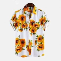 INCERUN Apparel Store Sunflower Oasis Shirt