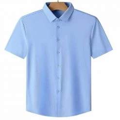 Purple Street North Royal Short Sleeve Striped Shirt Men's Apparels