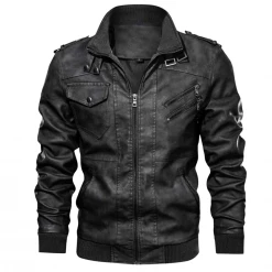 Mountainskin Official Store North Royal Berlin Leather Jacket