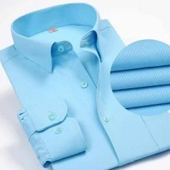 MACROSEA Men's Clothes Store North Royal Button-Up Dress Shirt Men's Apparels