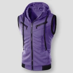 YUNDONG Store Saint Morris Elburg Hooded Vest 13 YUNDONG Store Saint Morris Elburg Hooded Vest