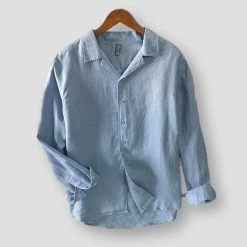 China Cloth Sky Madrid Zaragoza Linen Shirt