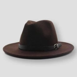OZyc Store Sky Madrid Wool Fedora Hat
