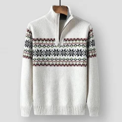 Fashion Flash Men's Apparels North Royal Turtleneck Knitted Sweater