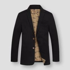 Pinecypress Official Store Sky Madrid Chamonix Cotton Blazer