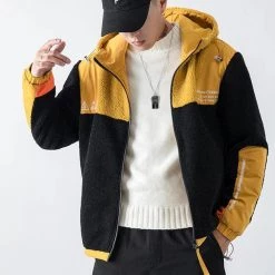 GOESRESTA Store Sky Madrid Hooded Fleece Zip-Up Jacket Men's Apparels