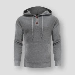 Mountainskin Official Store Men's Apparels Sky Madrid Knitted Pocket Hoodie