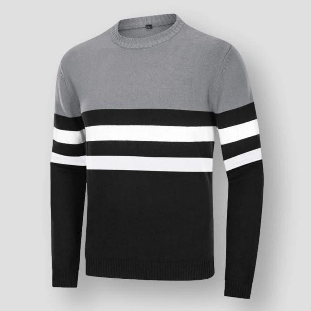 TACVASEN Official Store North Royal Striped Knitted Sweater 7 TACVASEN Official Store North Royal Striped Knitted Sweater